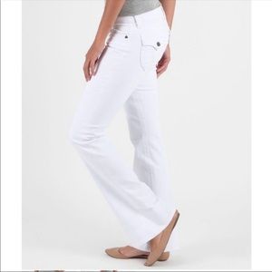 Kut from the Kloth White High Rise Bootcut Jeans 8